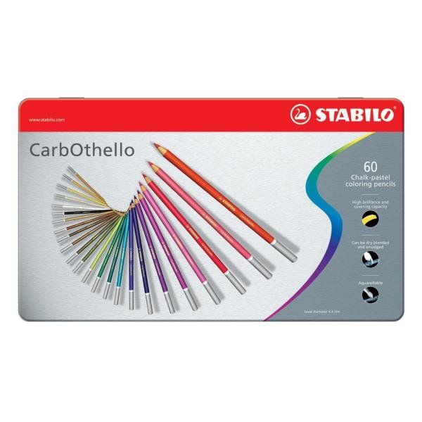 STABILO CarbOthello - Pastello colorato - colori assortiti - 4.4 mm (pacchetto …