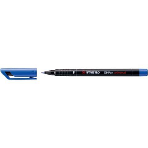 STABILO OHPen universal - Penna a punta sottile - permanente - per lucidi - blu…