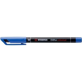 STABILO OHPen universal - Penna a punta sottile - permanente - per lucidi - blu…