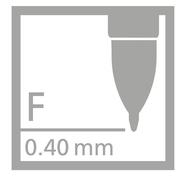 STABILO Palette - Refill - rosso - inchiostro gel - 0.4 mm - fine