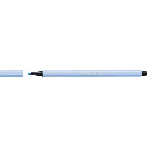 STABILO Pen 68 - Penna punta in fibra - blu ghiaccio - inchiostro base acqua - …