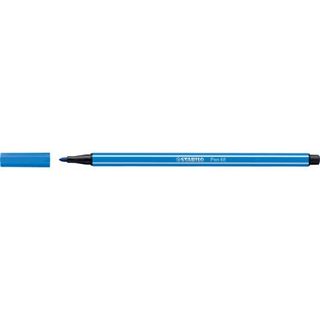 STABILO Pen 68 - Penna punta in fibra - blu scuro - inchiostro base acqua - 1 m…