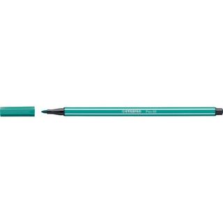 STABILO Pen 68 - Penna punta in fibra - blu turchese - inchiostro base acqua - …