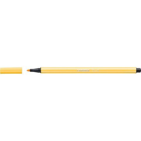 STABILO Pen 68 - Penna punta in fibra - giallo - inchiostro base acqua - 1 mm -…