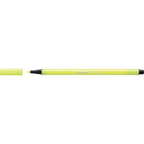 STABILO Pen 68 - Penna punta in fibra - giallo fluorescente - inchiostro base a…