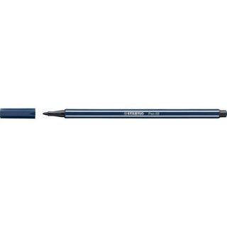 STABILO Pen 68 - Penna punta in fibra - grigio di Payne - inchiostro base acqua…