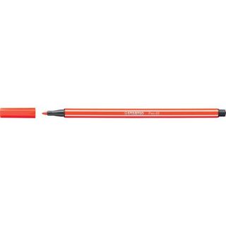 STABILO Pen 68 - Penna punta in fibra - rosso chiaro - inchiostro base acqua - …