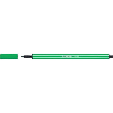 STABILO Pen 68 - Penna punta in fibra - verde - inchiostro base acqua - 1 mm - …
