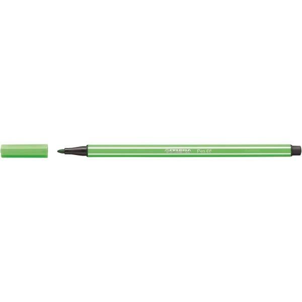 STABILO Pen 68 - Penna punta in fibra - verde foglia - inchiostro base acqua - …