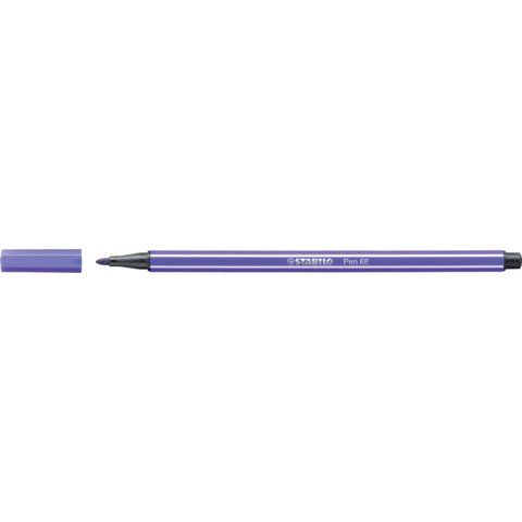 STABILO Pen 68 - Penna punta in fibra - viola - inchiostro base acqua - 1 mm - …