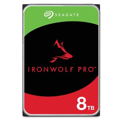 Seagate IronWolf Pro ST8000NT001 - HDD - 8 TB - interno - 3.5" - SATA 6Gb/s - 7…