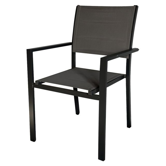 Sedia Sardegna con braccioli grigio Verdelook