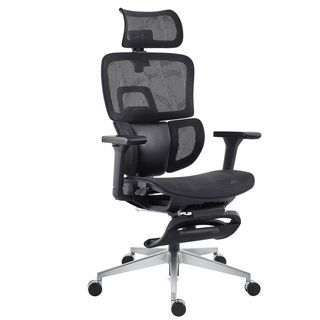 Seduta ergonomica c/bracc Groove Pro GV1PG in rete autoportante nero