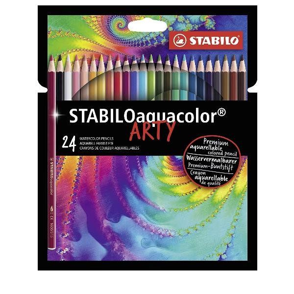 STABILO aquacolor ARTY - Pastello colorato - acquerello - colori assortiti bril…