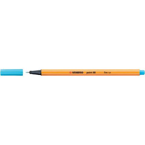 STABILO point 88 - Penna a punta sottile - azzurro - 0.4 mm - fine