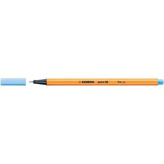 STABILO point 88 - Penna a punta sottile - blu ghiaccio - 0.4 mm - fine