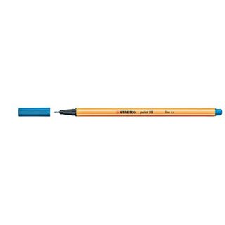 STABILO point 88 - Penna a punta sottile - blu oltremare - 0.4 mm - fine