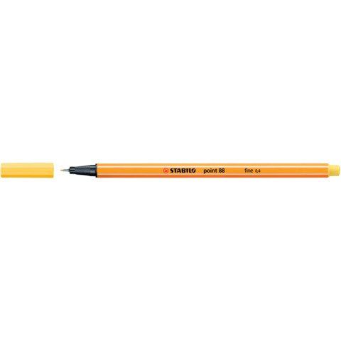 STABILO point 88 - Penna a punta sottile - giallo - 0.4 mm - fine