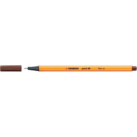 STABILO point 88 - Penna a punta sottile - marrone - 0.4 mm - fine