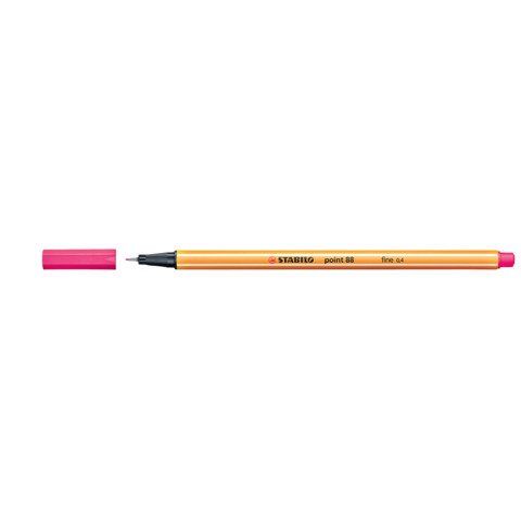 STABILO point 88 - Penna a punta sottile - rosa - 0.4 mm - fine