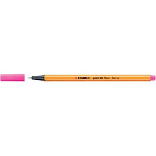 STABILO point 88 - Penna a punta sottile - rosa neon - 0.4 mm - fine