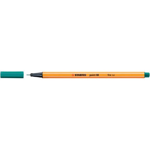 STABILO point 88 - Penna a punta sottile - turchese - 0.4 mm