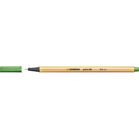 STABILO point 88 - Penna a punta sottile - verde - 0.4 mm - fine