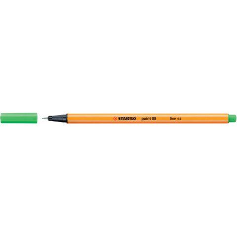 STABILO point 88 - Penna a punta sottile - verde chiaro - 0.4 mm - fine