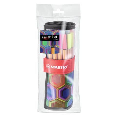 STABILO point 88 ARTY - Penna a punta sottile - colori assortiti - 0.4 mm - fin…