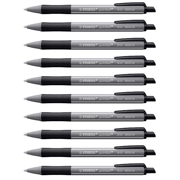 STABILO pointball colorful penna a sfera nera