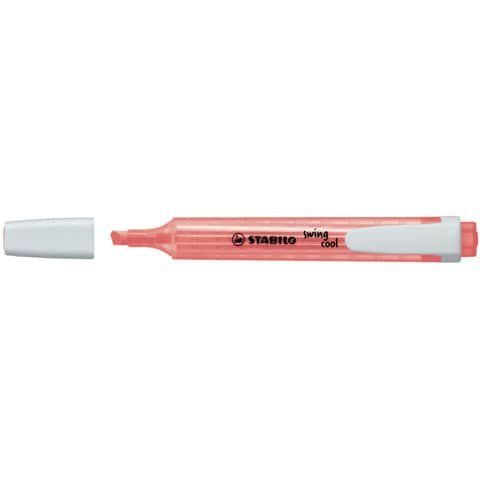 STABILO swing cool - Evidenziatore - rosso - inchiostro base acqua - 1-4 mm
