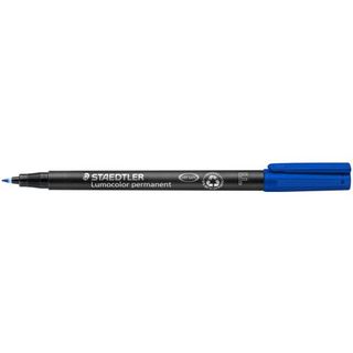 STAEDTLER Lumocolor - Marcatore - permanente - blu - 0.6 mm - fine