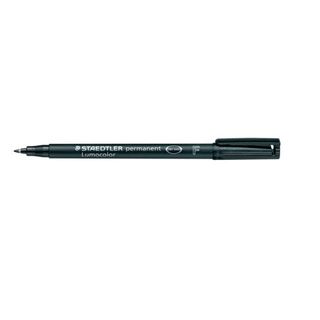 STAEDTLER Lumocolor 318 - Marcatore - permanente - nero - 0.6 mm - fine