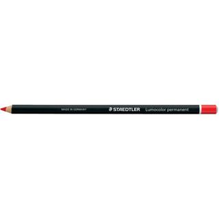 STAEDTLER Lumocolor glasochrom - Pastello colorato - permanente - rosso