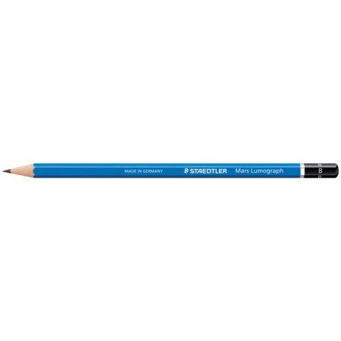 STAEDTLER Mars Lumograph - Matita - B - 2 mm (pacchetto di 12)
