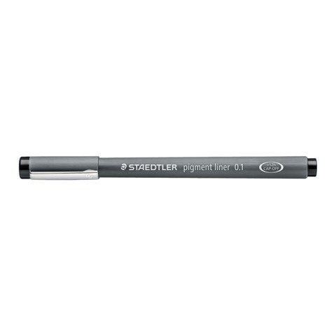 STAEDTLER pigment liner - Penna a punta sottile - nero - inchiostro pigmentato …