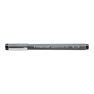 STAEDTLER pigment liner - Penna a punta sottile - nero - inchiostro pigmentato …