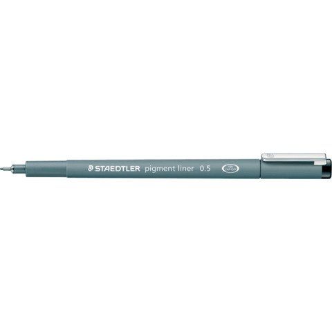 STAEDTLER pigment liner 308 - Penna a punta sottile - nero - inchiostro pigment…