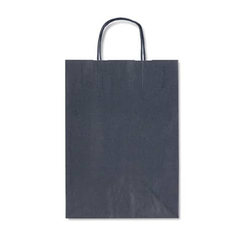 Sacchetti da regalo Rex-Sadoch blu tinta unita Dark 26x12x36 cm blu conf. da 25…