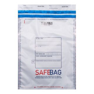Sacchetti di sicurezza Safe Bag - per corrieri - B4 - 25,6 x 37 + 4 cm - PE - b…