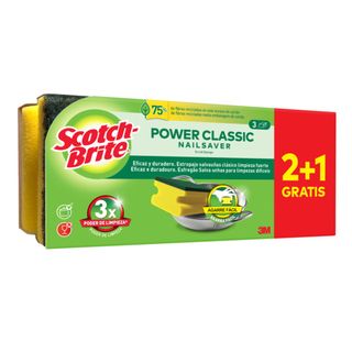 Spugna salva unghie Scotch-Brite® Power Classic Nailsaver - conf. 2+1 OMAGGIO 4…