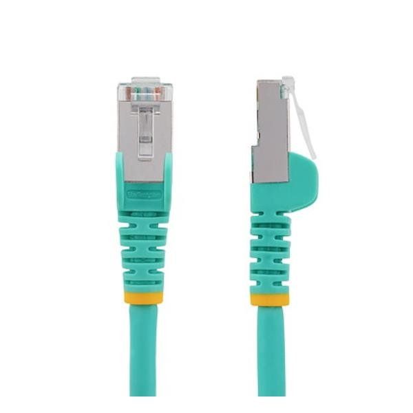 StarTech.com 1.5m CAT6a Ethernet Cable - Aqua - Low Smoke Zero Halogen (LSZH) -…