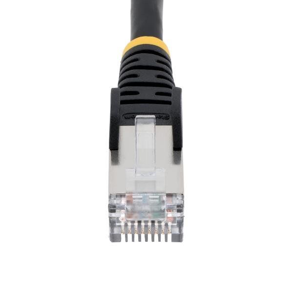 StarTech.com 1.5m CAT6a Ethernet Cable - Black - Low Smoke Zero Halogen (LSZH) …