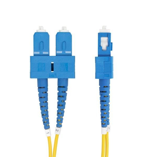StarTech.com 1m (3.3ft) SC to SC (UPC) OS2 Single Mode Duplex Fiber Optic Cable…