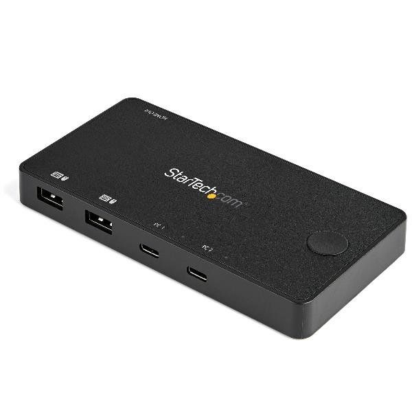 StarTech.com 2 Port USB C KVM Switch, 4K 60Hz HDMI, Compact Dual Port UHD USB T…