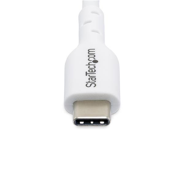 StarTech.com 2m (6.6ft) White USB-C Charging Cable, USB C Cable, USB 2.0 Type-C…