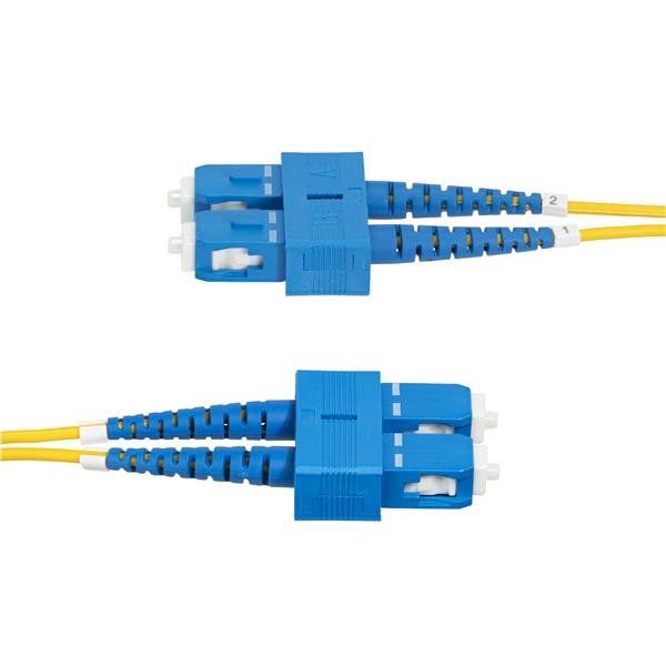 StarTech.com 3m (9.8ft) SC to SC (UPC) OS2 Single Mode Duplex Fiber Optic Cable…