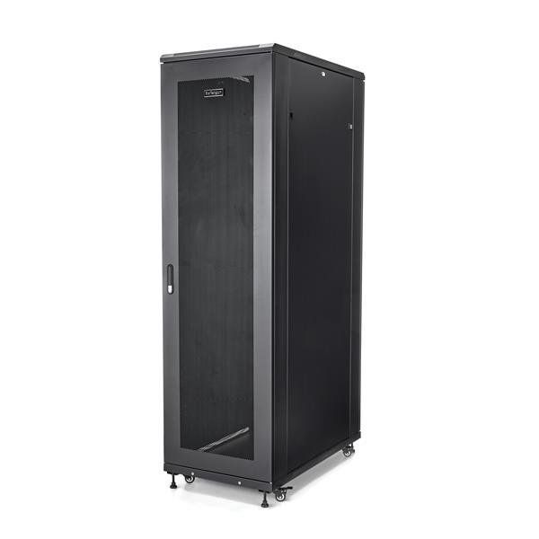 StarTech.com 42U Server Rack Cabinet - 4-Post Adjustable Depth (5.9" to 36.4") …