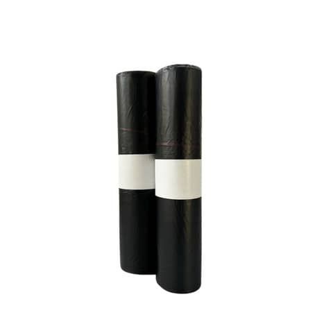 Sacchi immondizia per rifiuti inorganici Erisack 100 L 72x110 cm - 15 µm nero -…