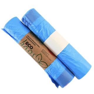Sacchi immondizia per rifiuti inorganici Erisack 30 L 50x60 cm - 12 µm azzurro …